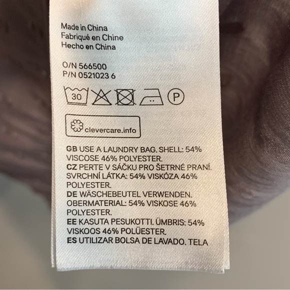 H&M Blush Lavender Sleeveless Swiss Dot Stye Top - Picture 4 of 4